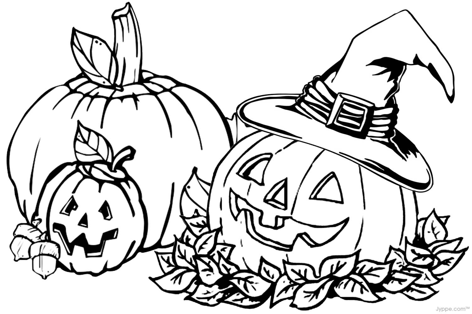 fall coloring pages printable