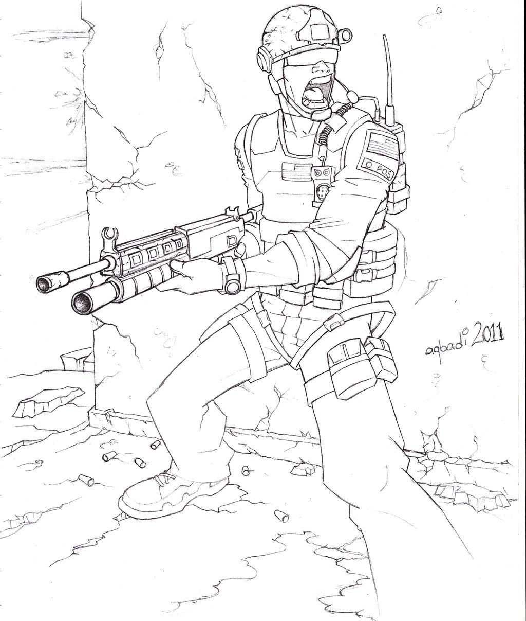 call of duty zombies coloring pages