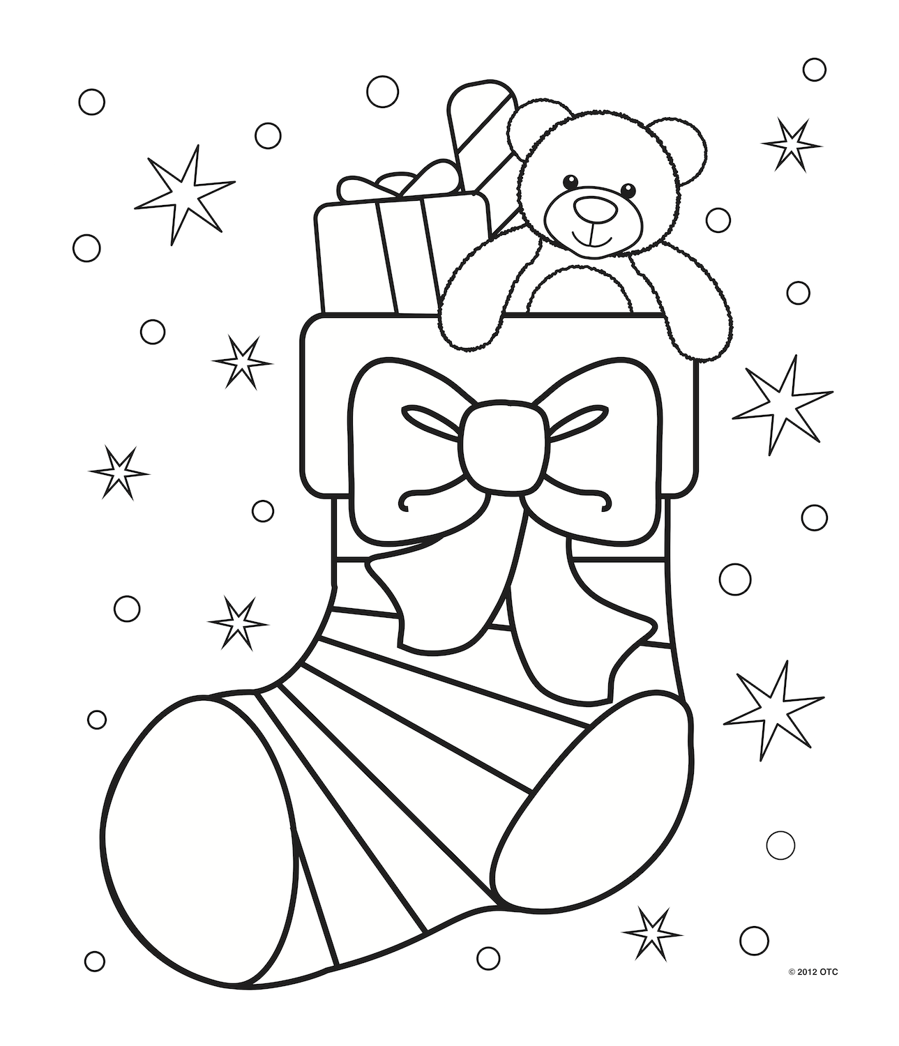 christmas holiday coloring pages