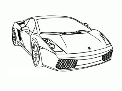 coloring pages lamborghini