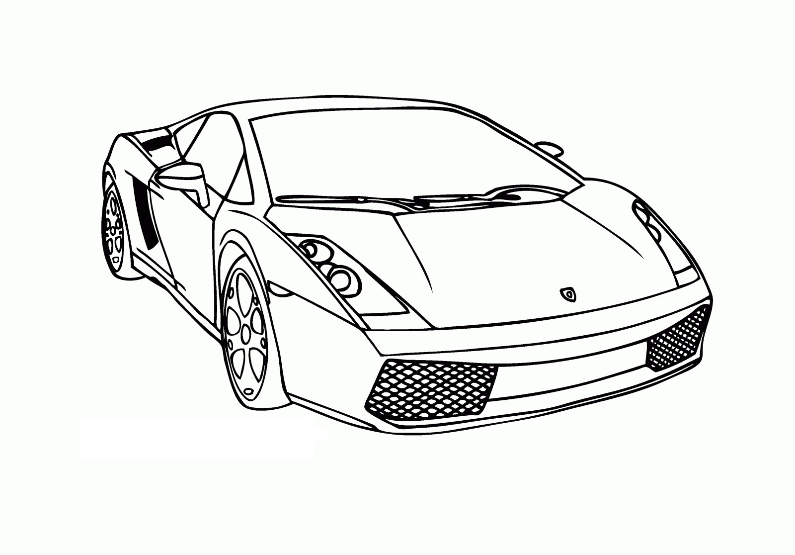 coloring pages lamborghini