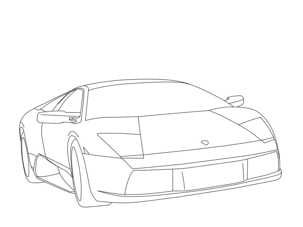 lamborghini gallardo coloring pages