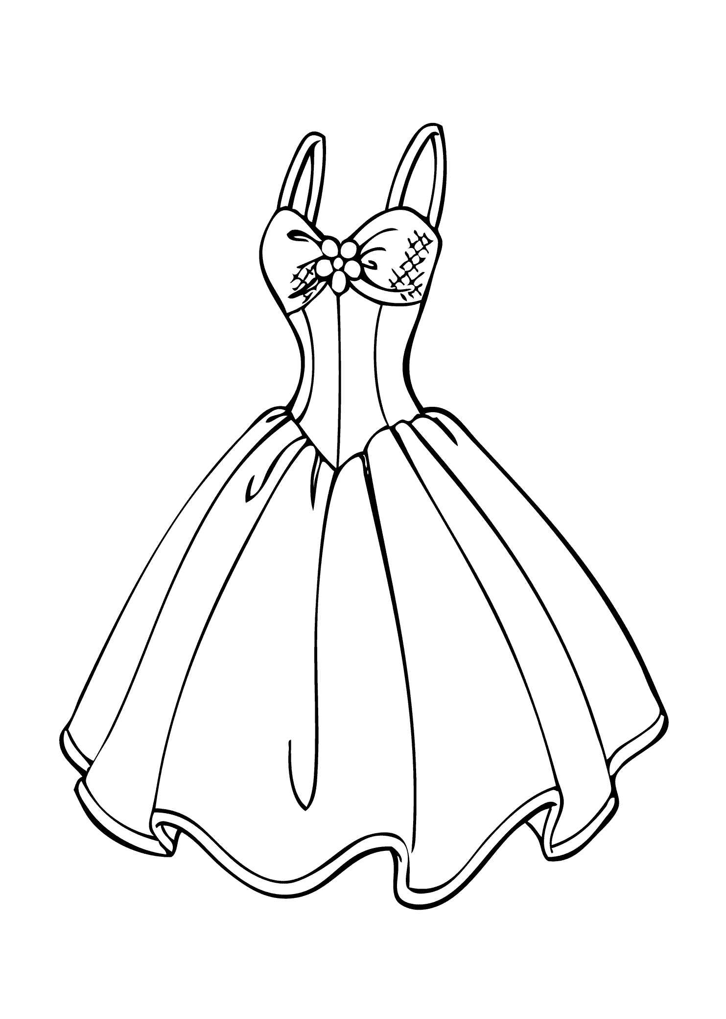 dress up coloring pages