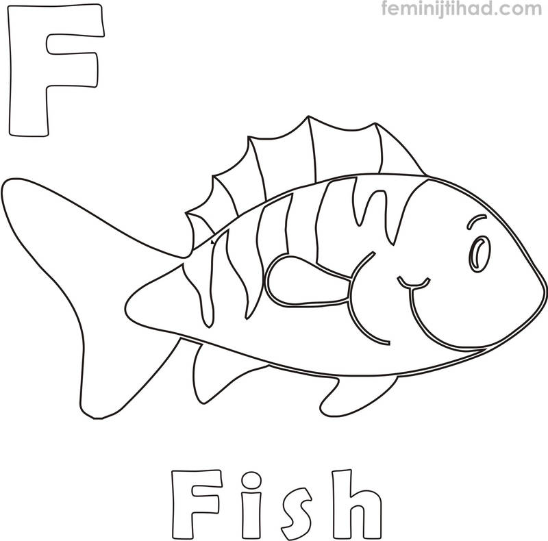 fish coloring pages for preschool