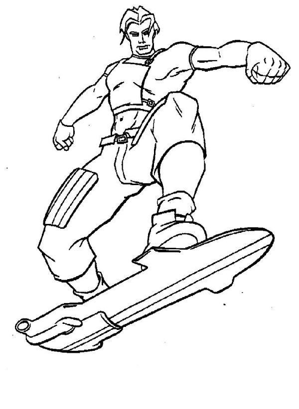 flash coloring pages gordon