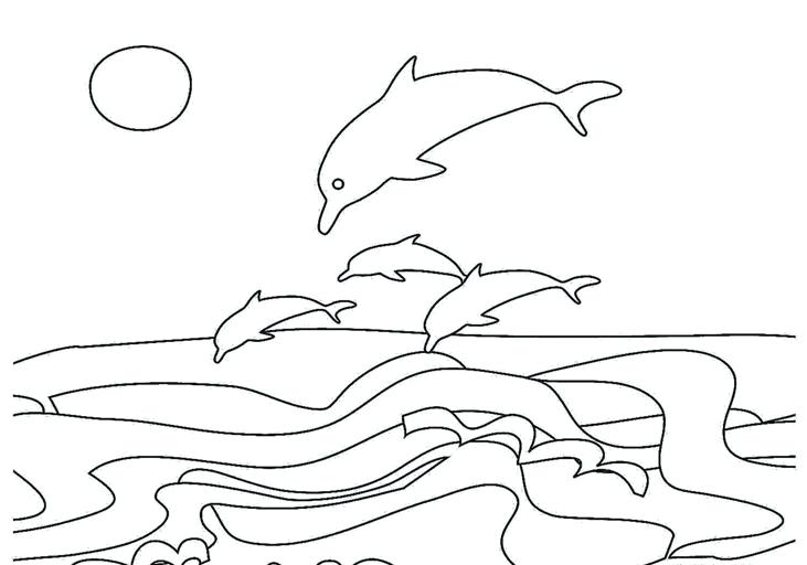 free beach coloring pages