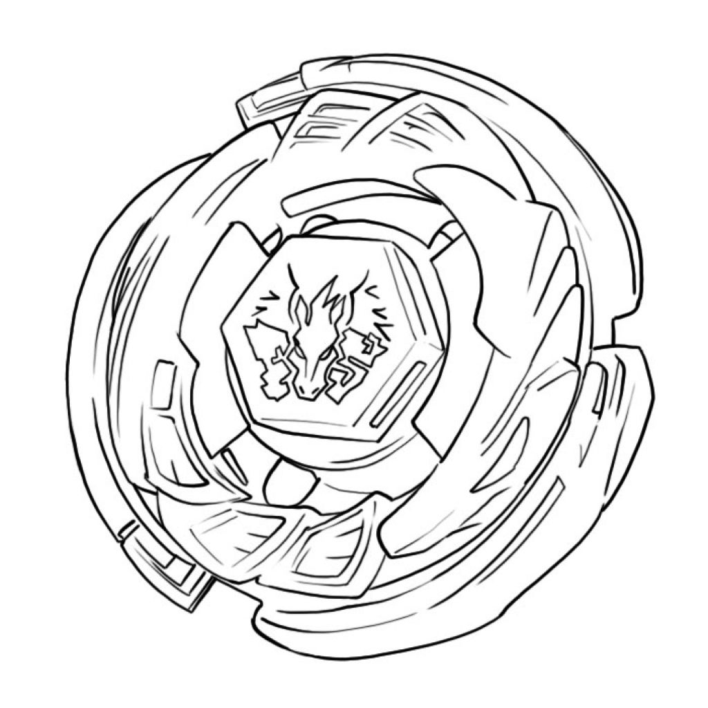 beyblade burst evolution beyblades coloring pages