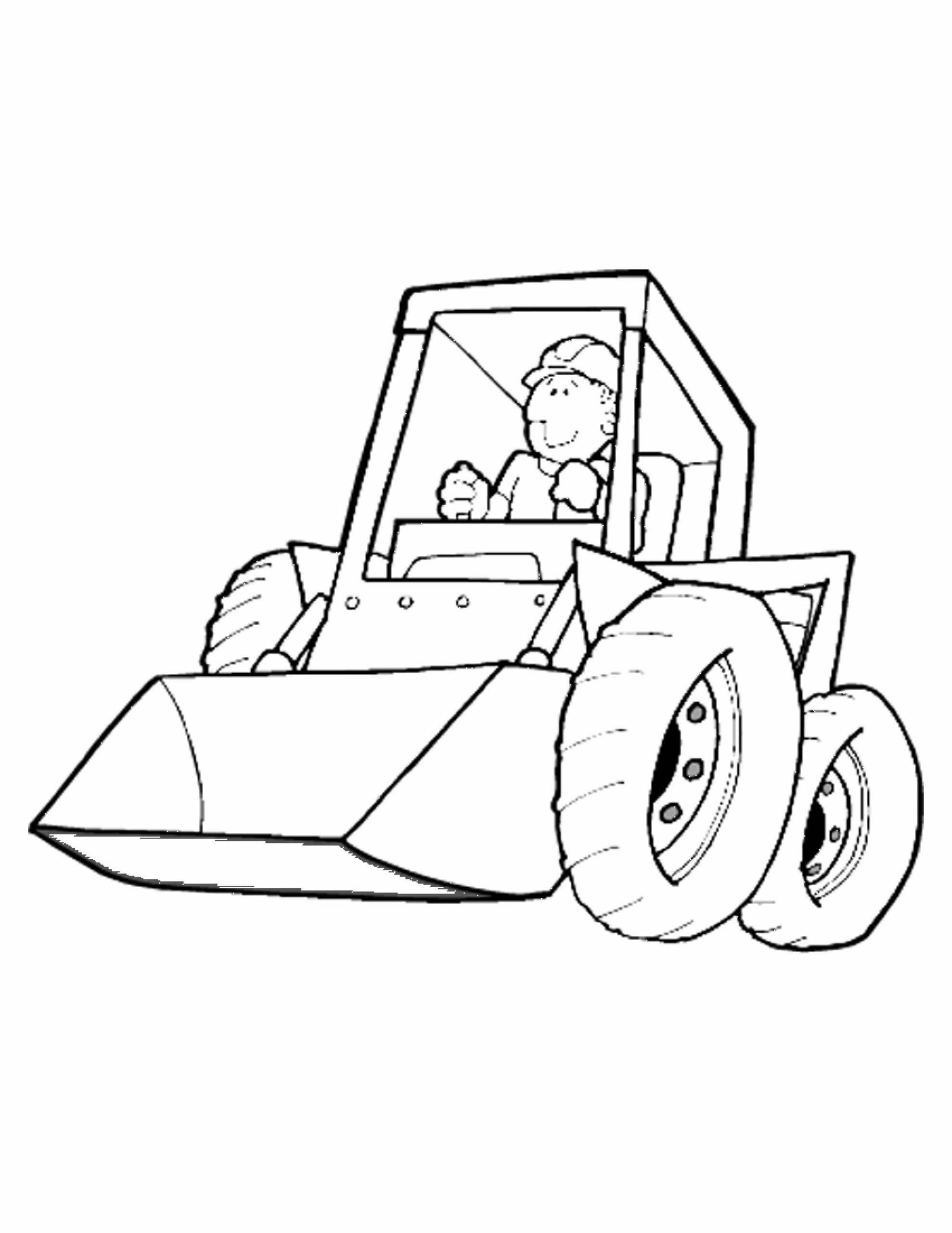 construction vehicle coloring pages