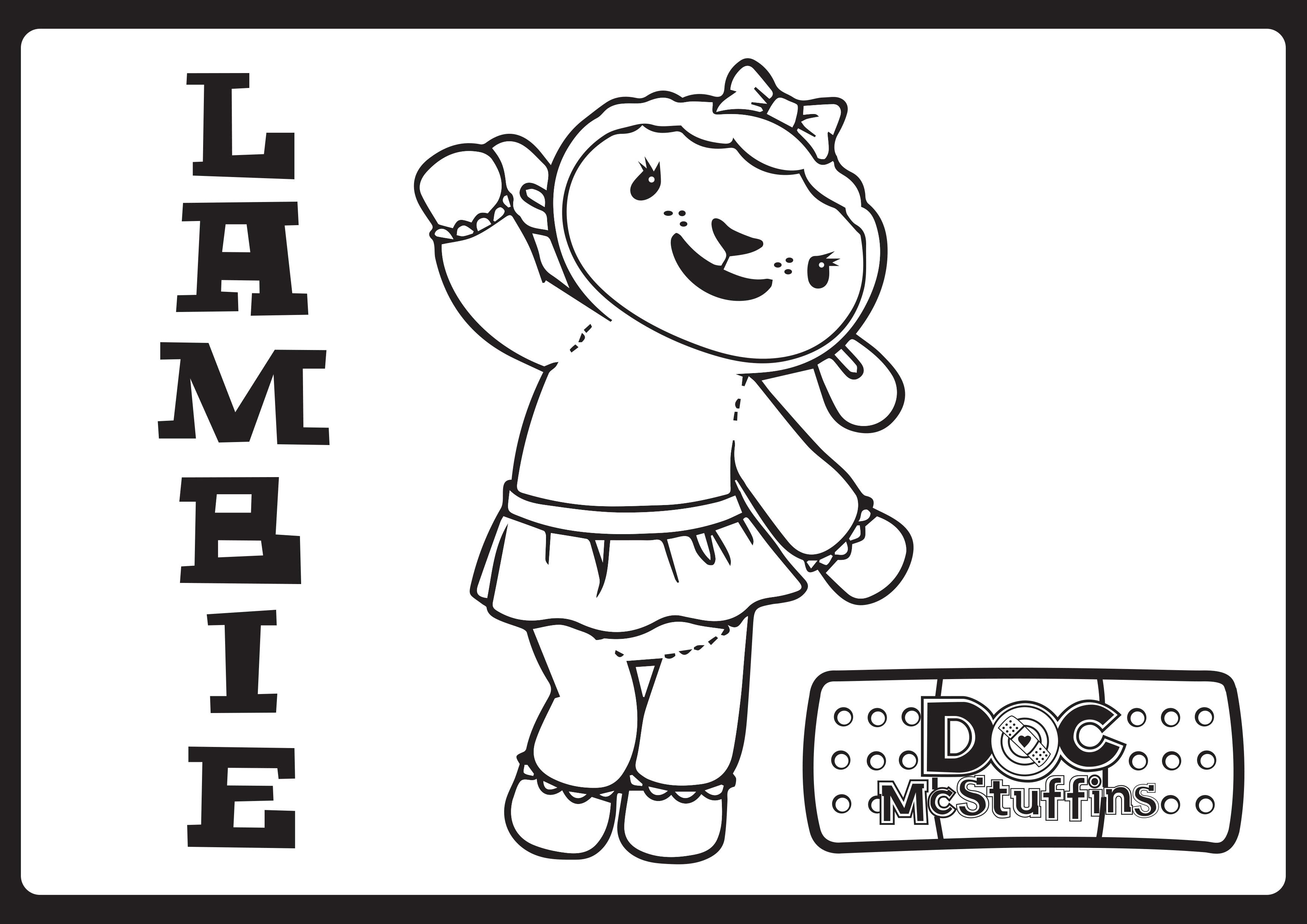 free doc mcstuffins coloring pages