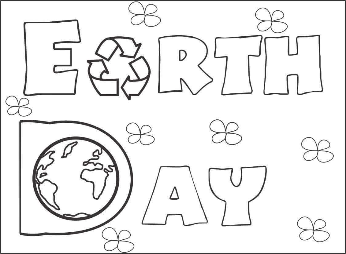 free coloring pages earth day