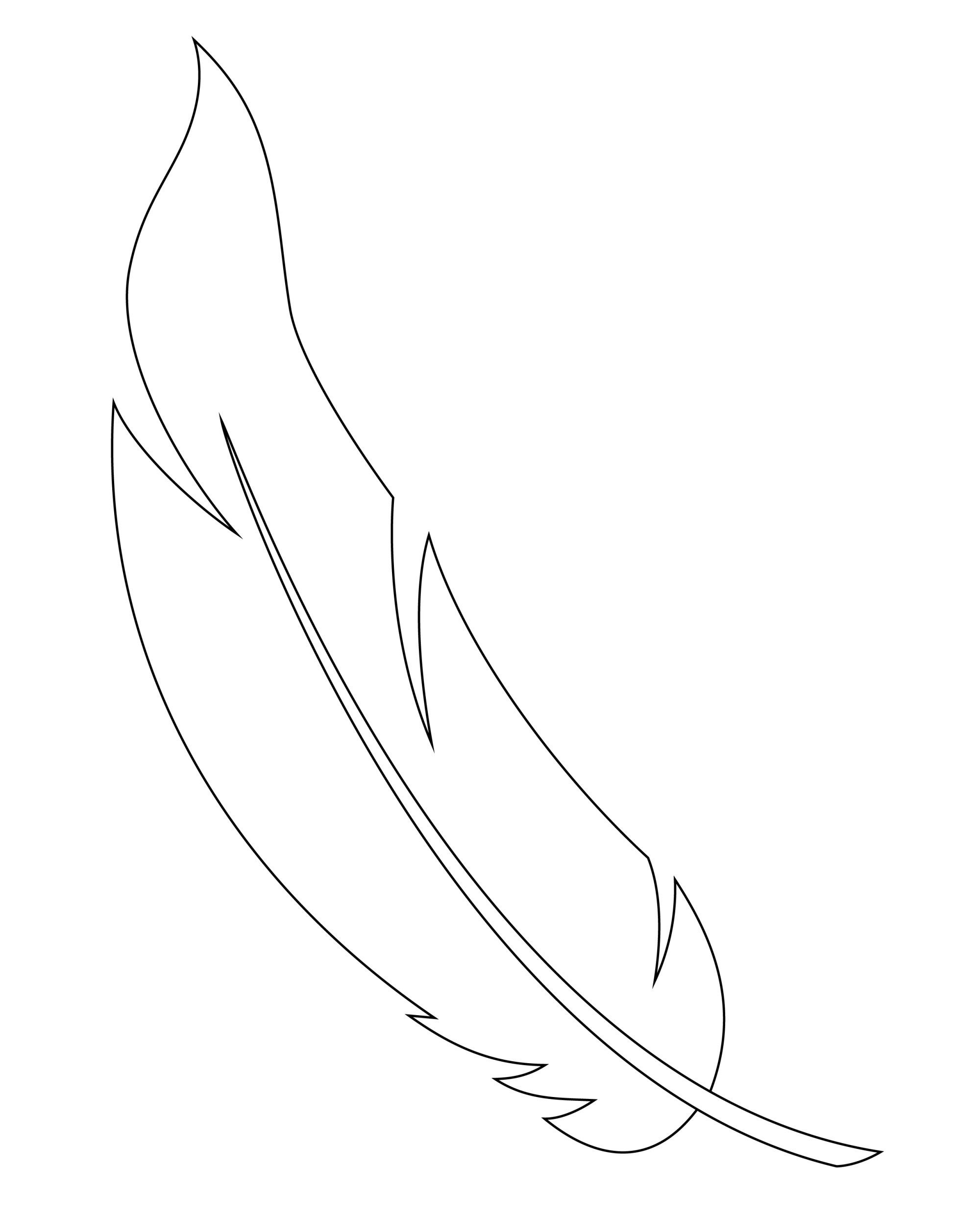 eagle feather coloring pages