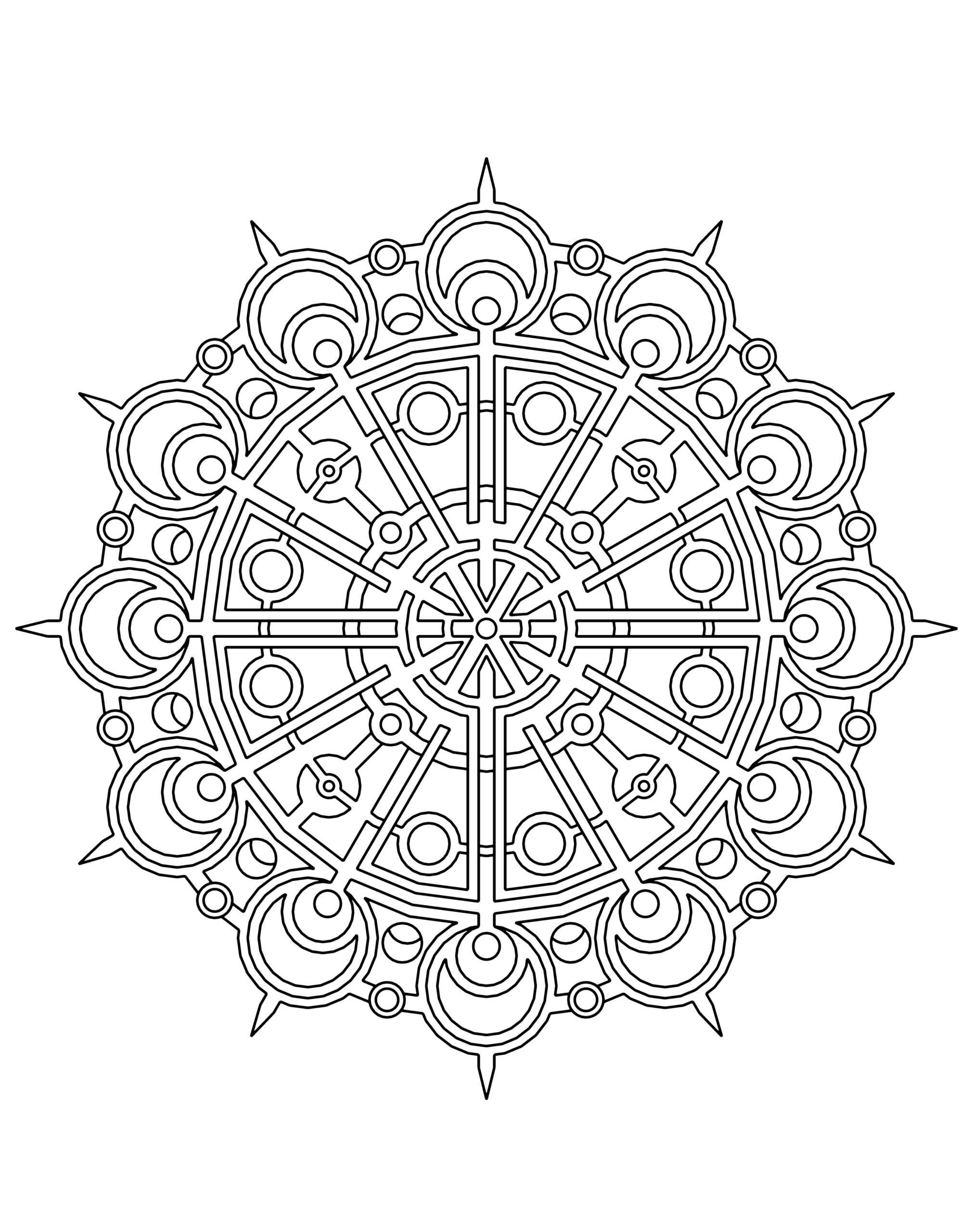 geometry coloring pages