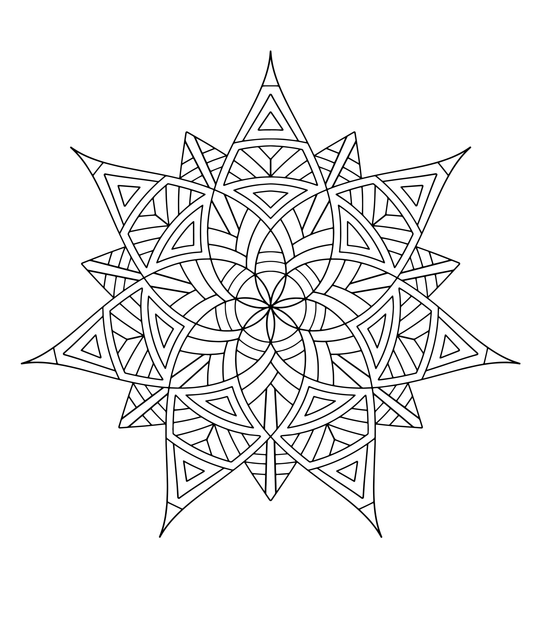 sacred geometry coloring pages