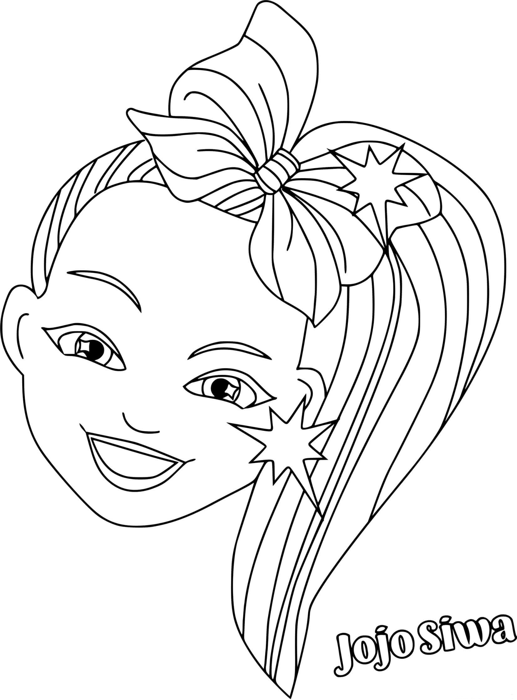 jojo siwa coloring pages to print