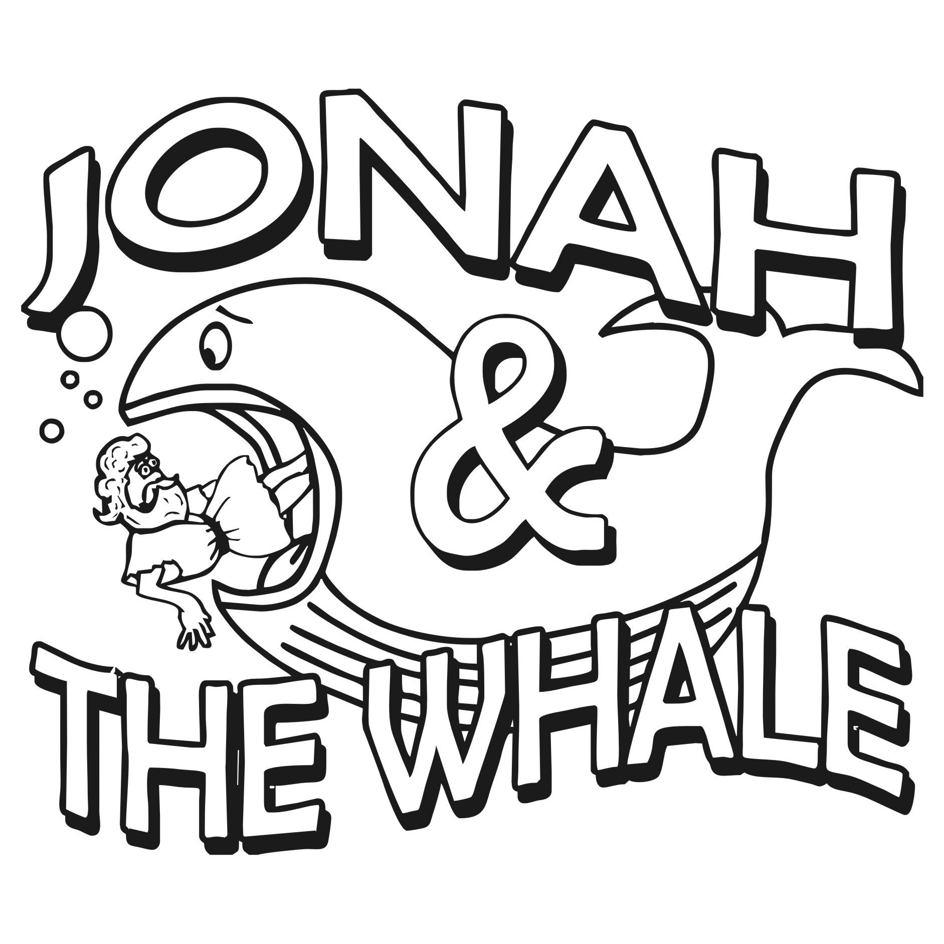 jonah and the whale coloring pages