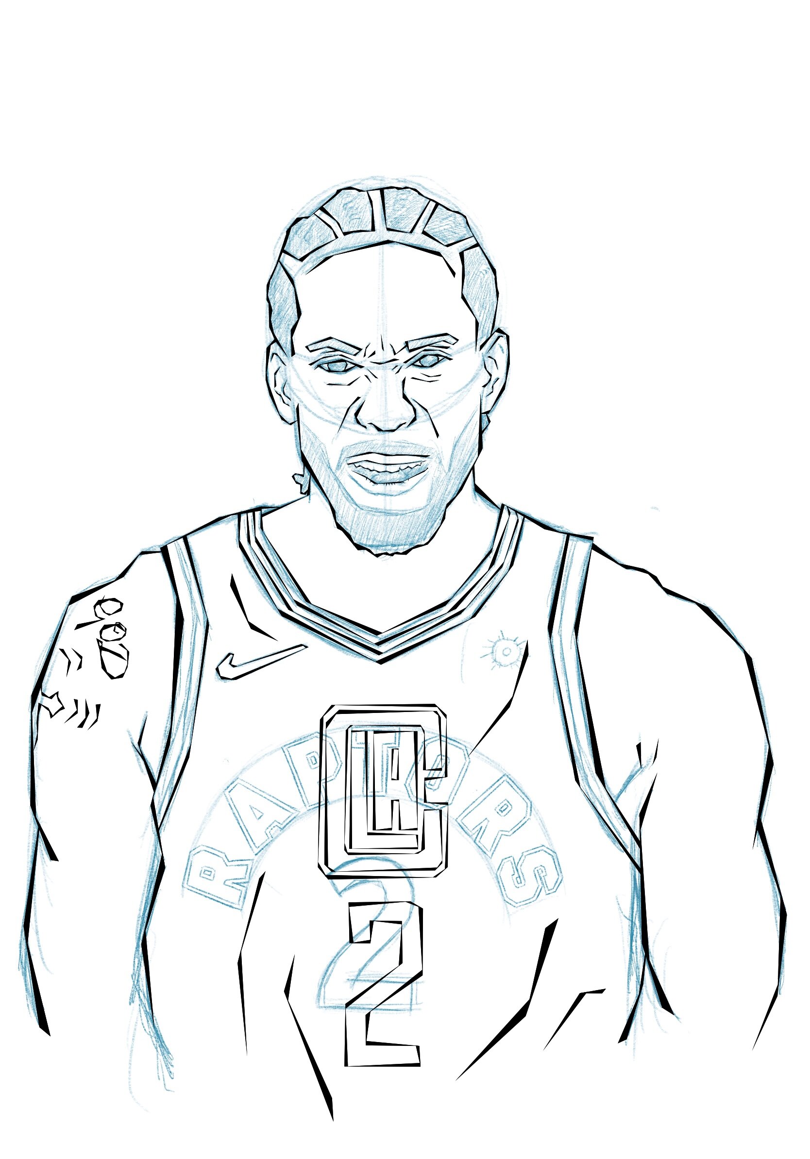 free kawhi leonard coloring pages