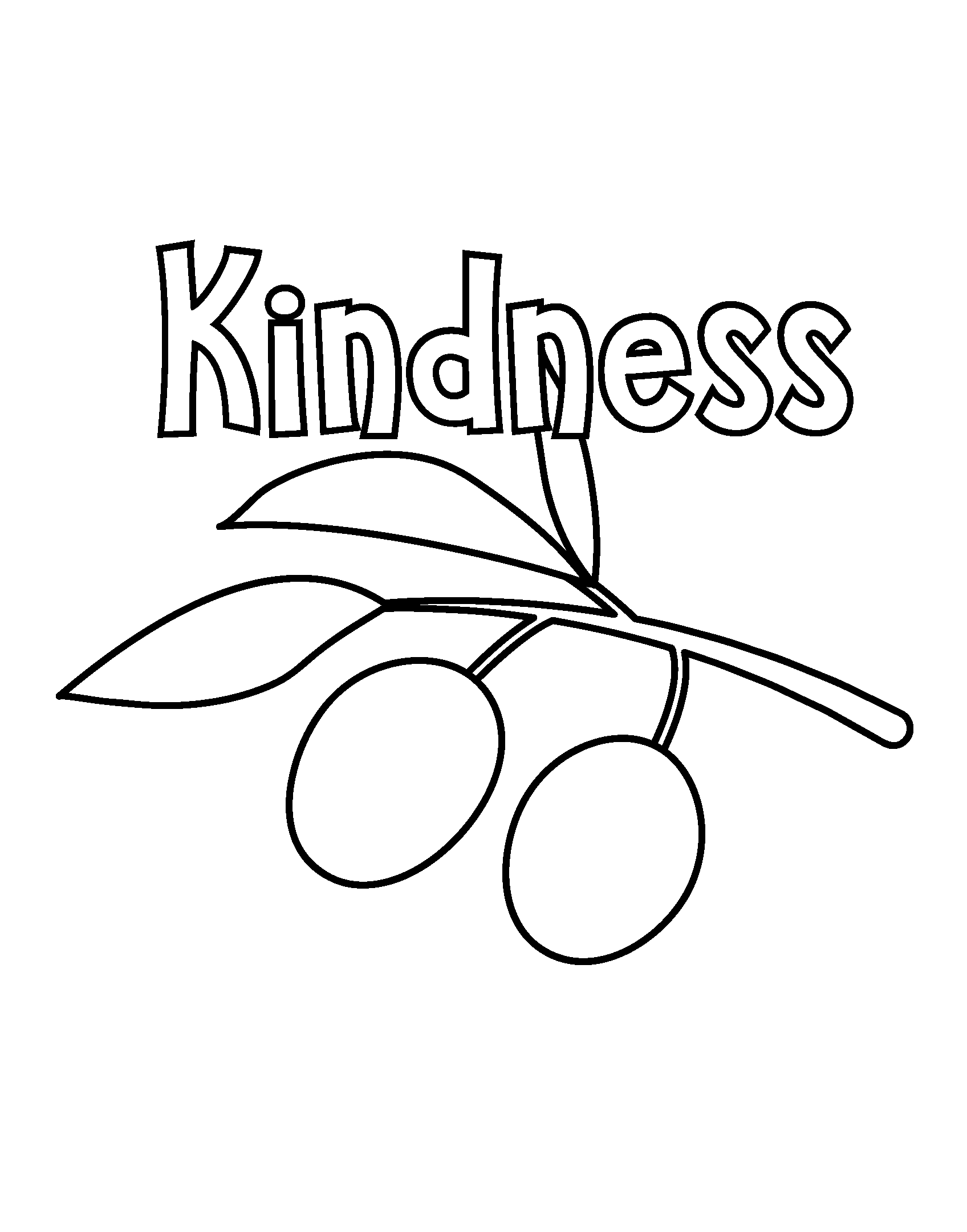 kindness coloring pages