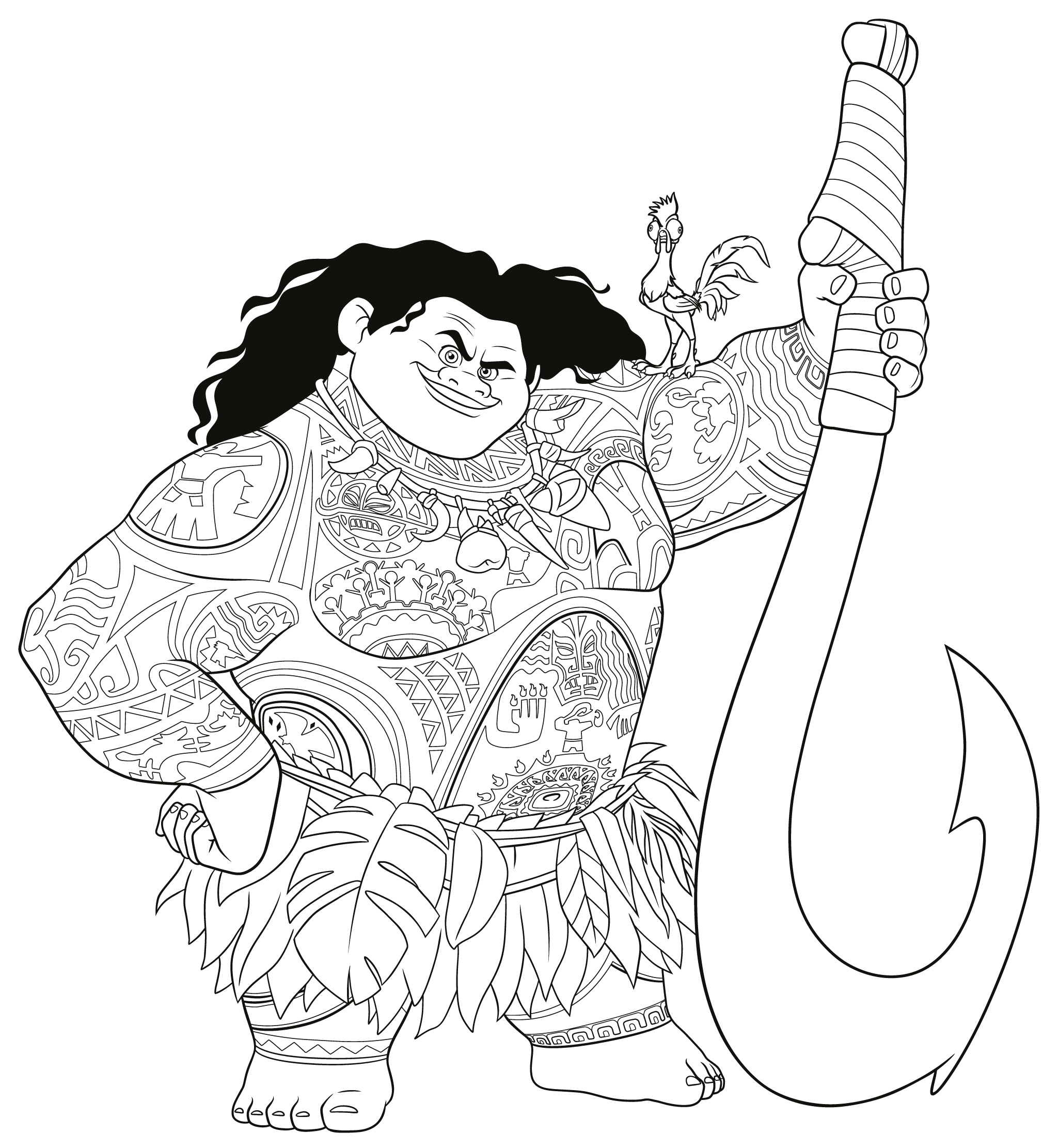 coloring pages maui