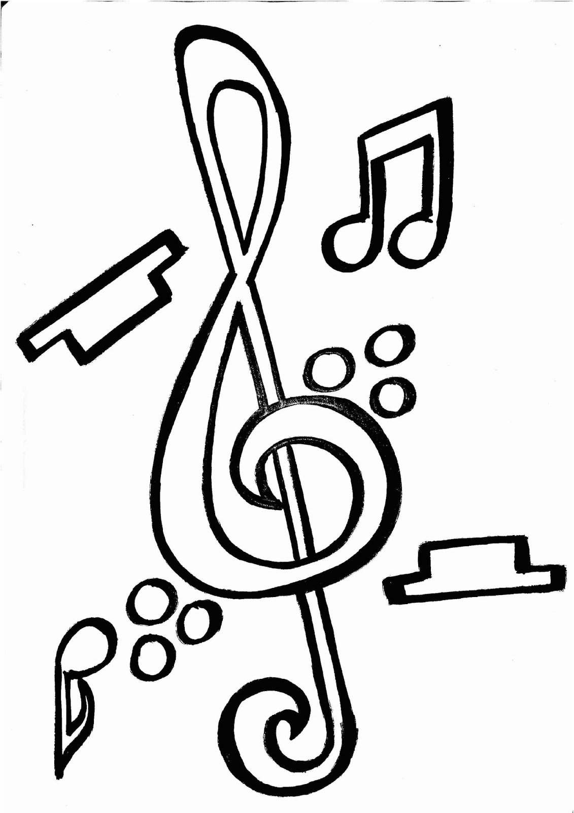 music note coloring pages