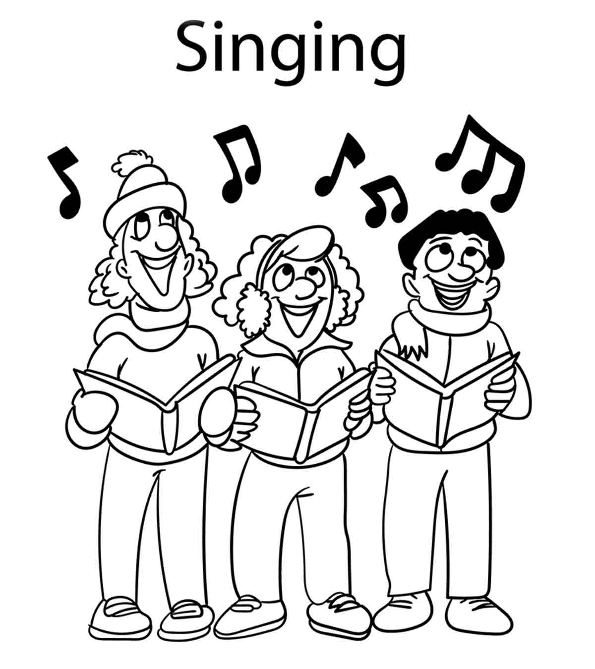 printable coloring pages music notes