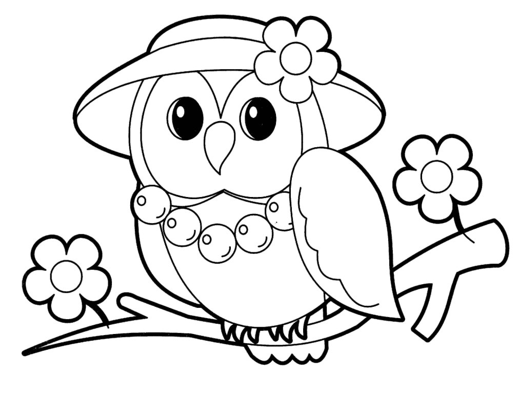 free owl coloring pages to print