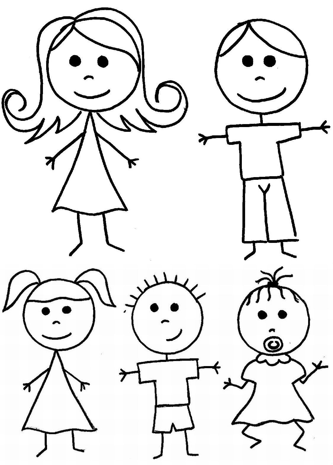 people coloring pages