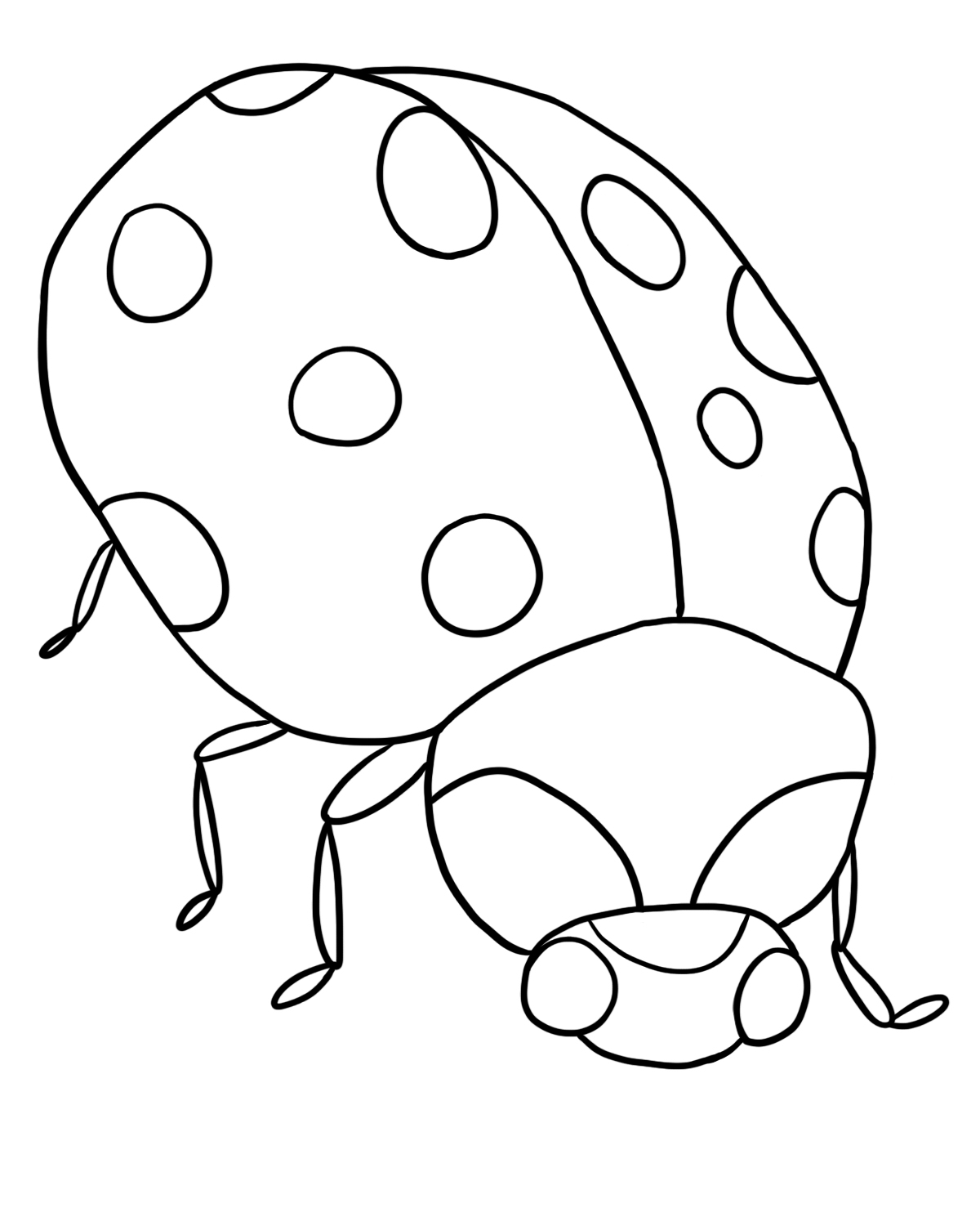 cute bug coloring pages