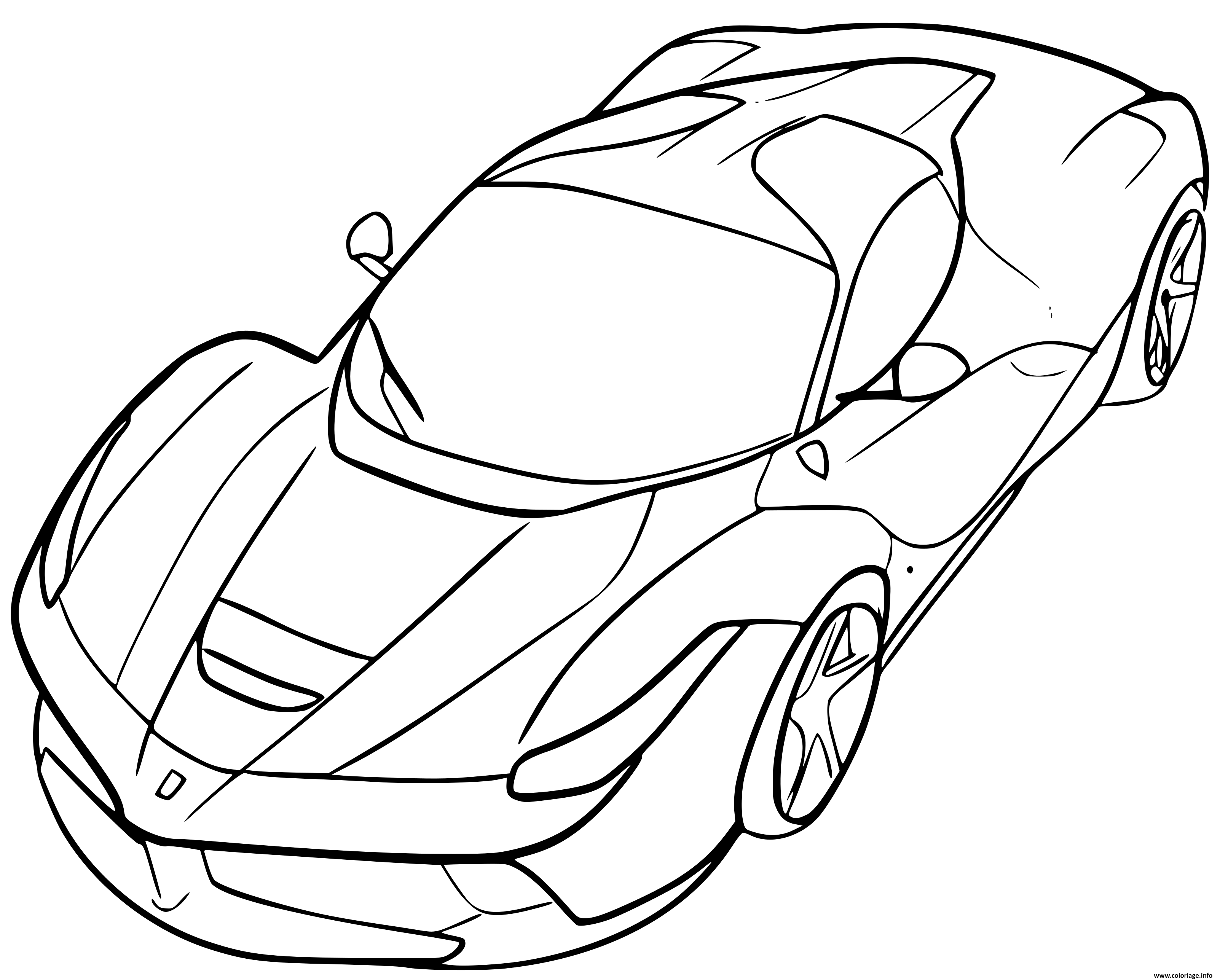 ferrari car coloring pages