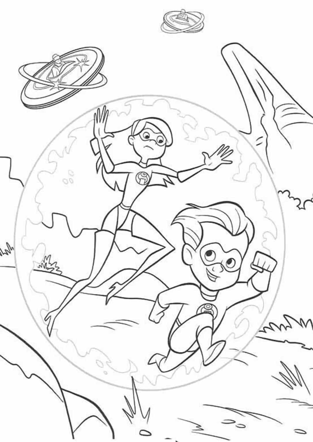 coloring pages incredibles