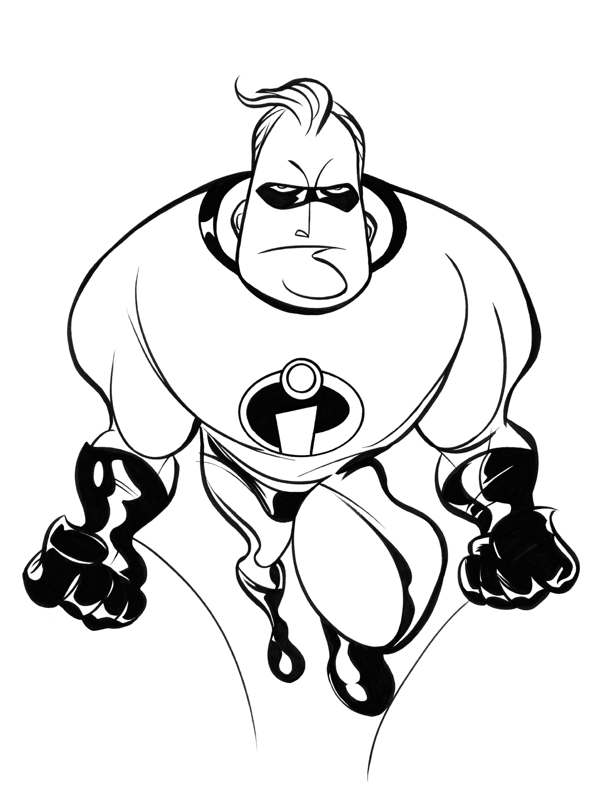 incredibles coloring pages