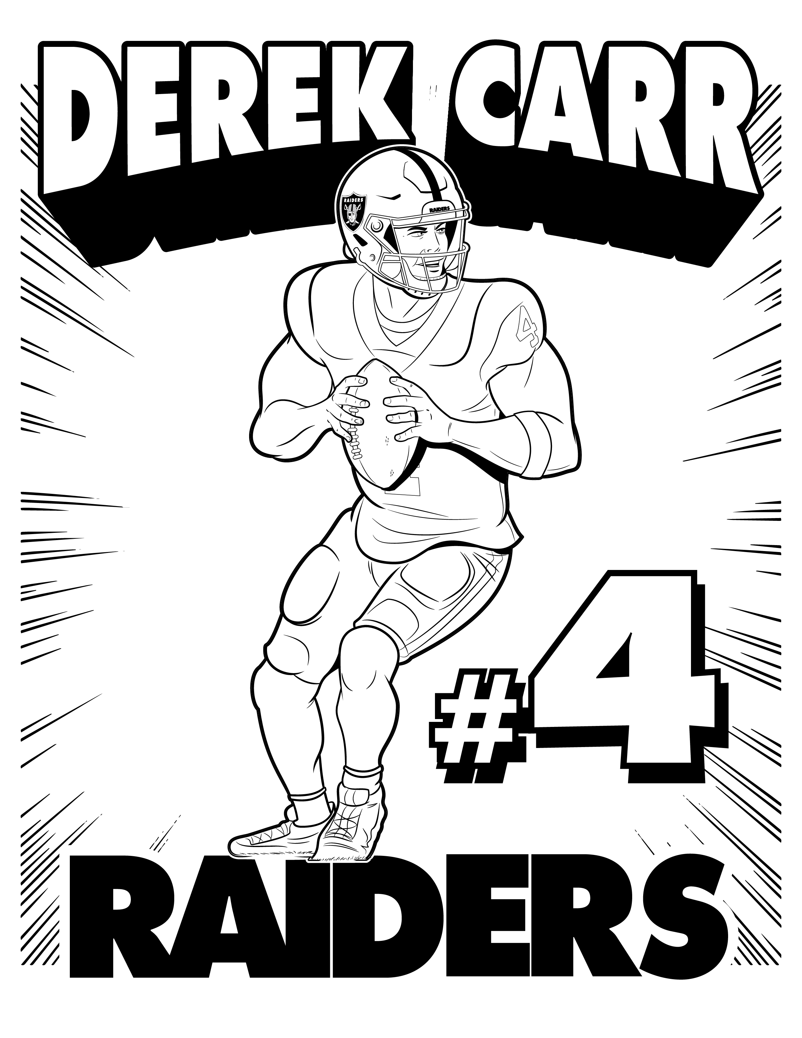 free printable las vegas raiders coloring pages