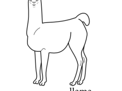 llama llama coloring pages