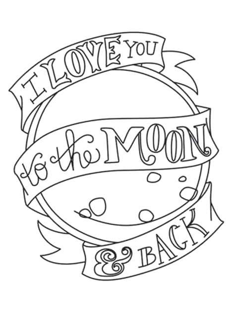 coloring pages i love you to the moon and back i love you to the moon and back coloring pages part 2