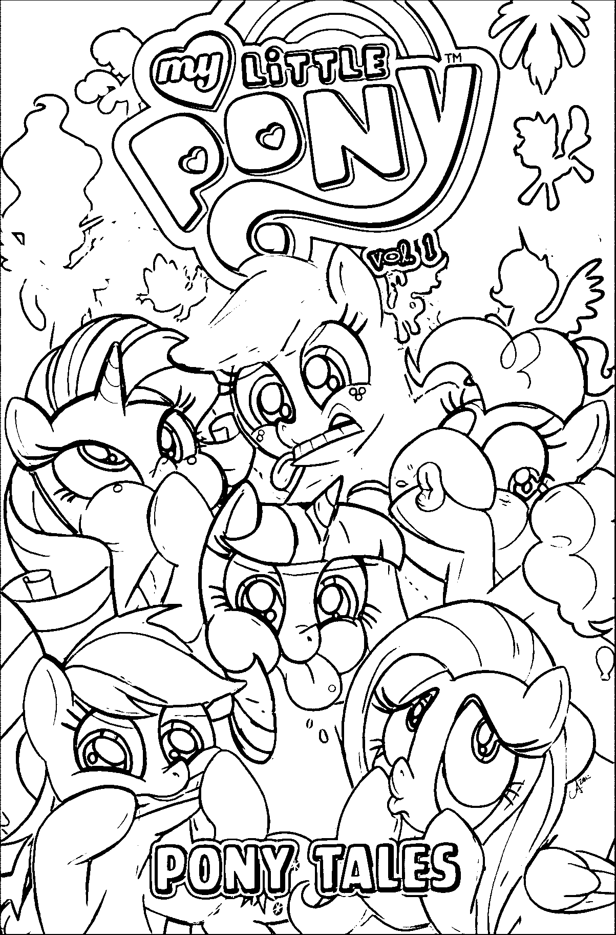 my little pony printable coloring pages