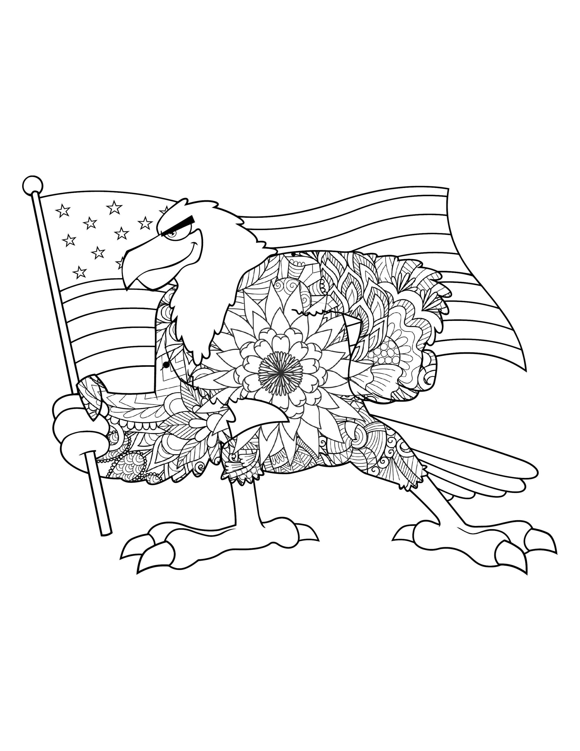 patriotic printable coloring pages