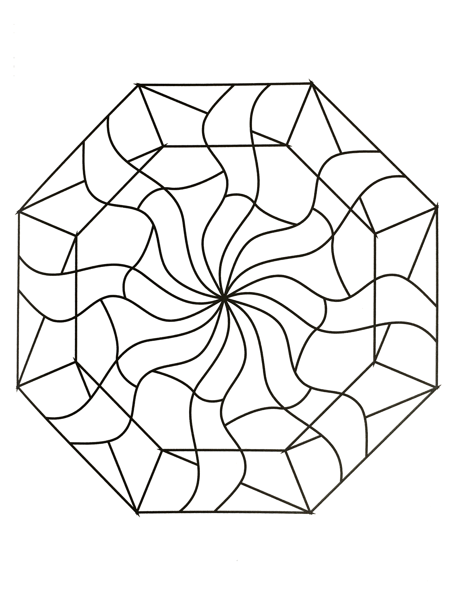 free pattern coloring pages