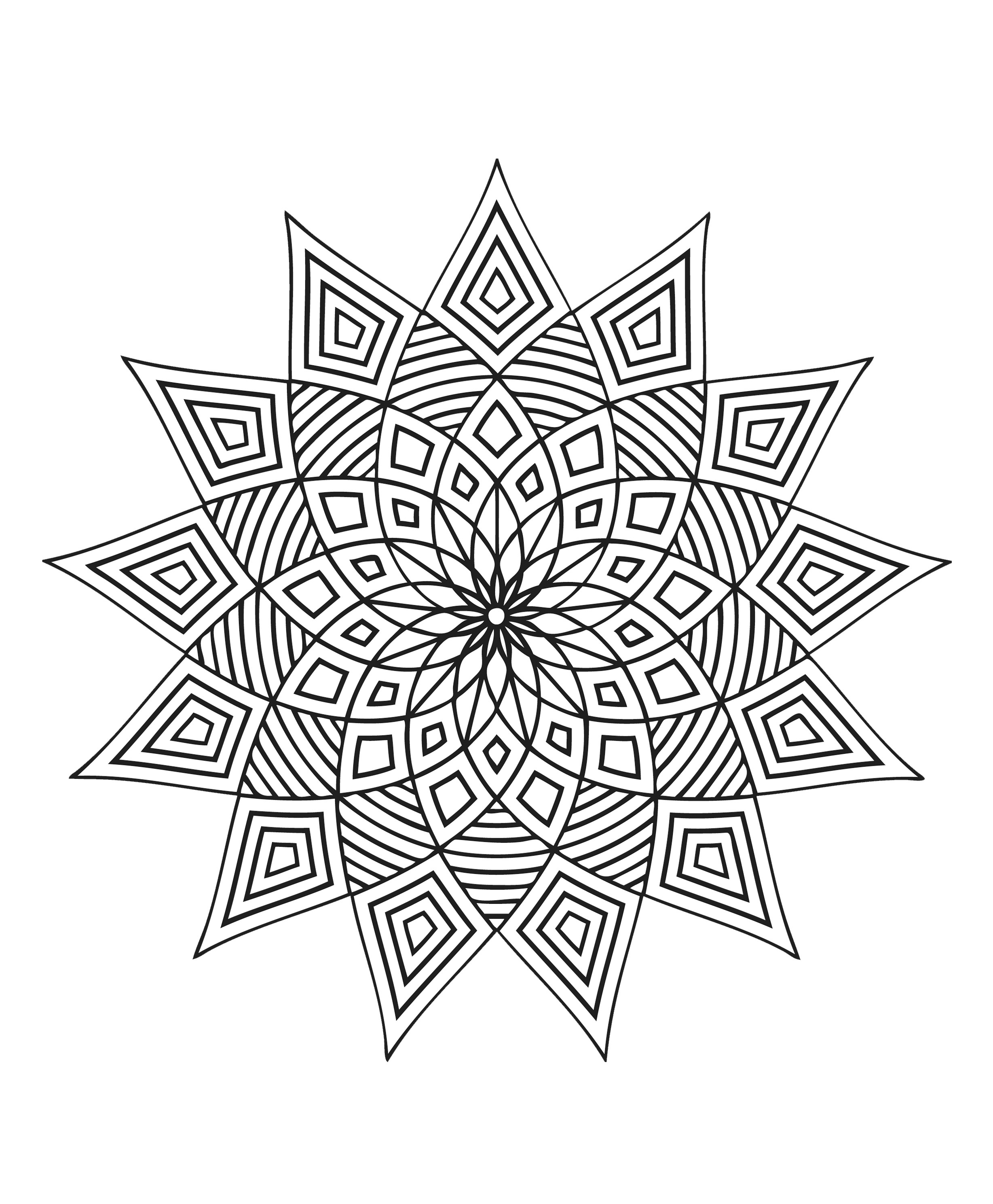 pattern coloring pages for adults