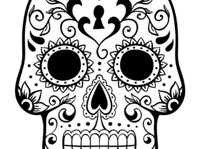 free printable sugar skull coloring pages