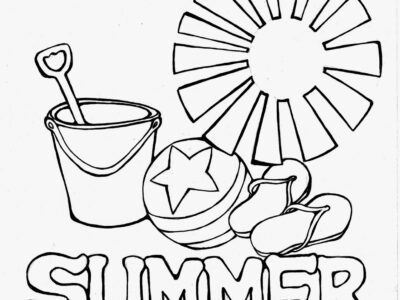 free printable summer coloring pages