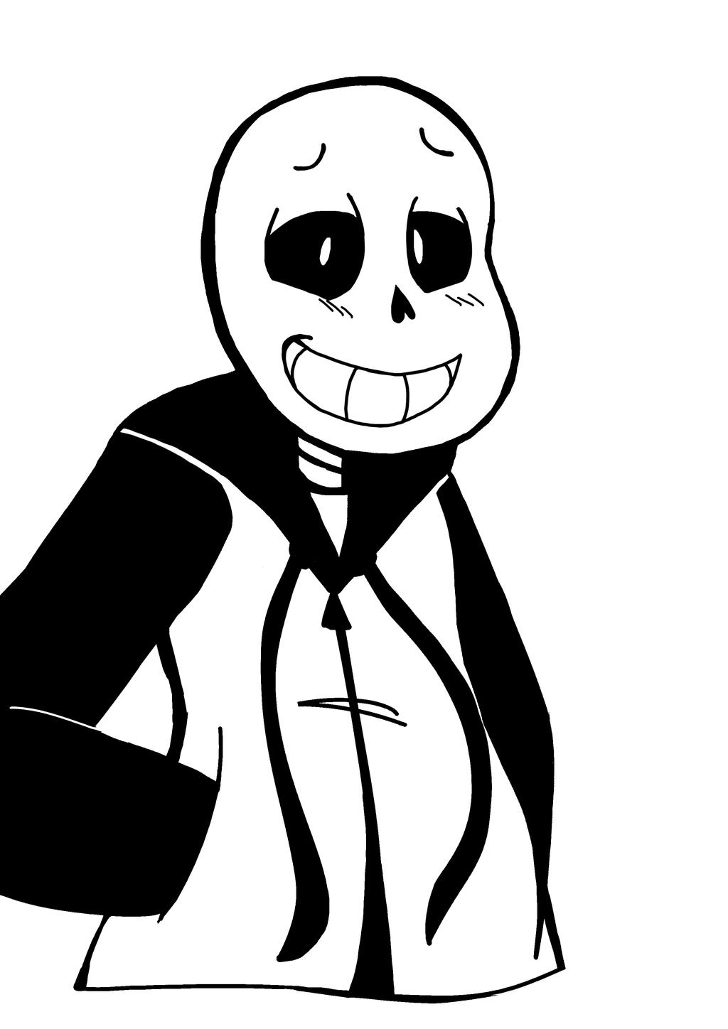 undertale coloring pages sans