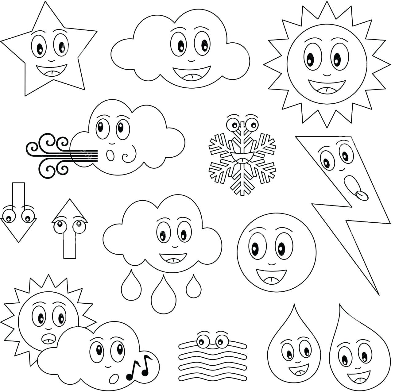 weather coloring pages