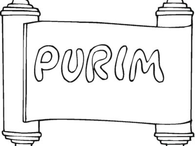 purim coloring pages