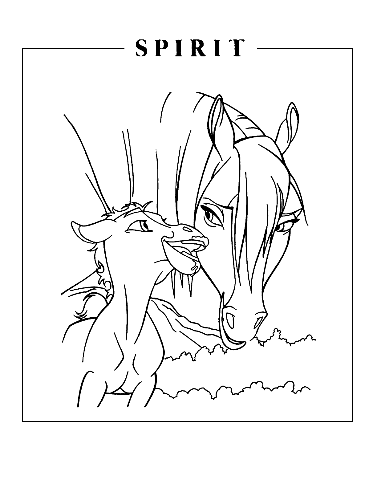 spirit animal coloring pages