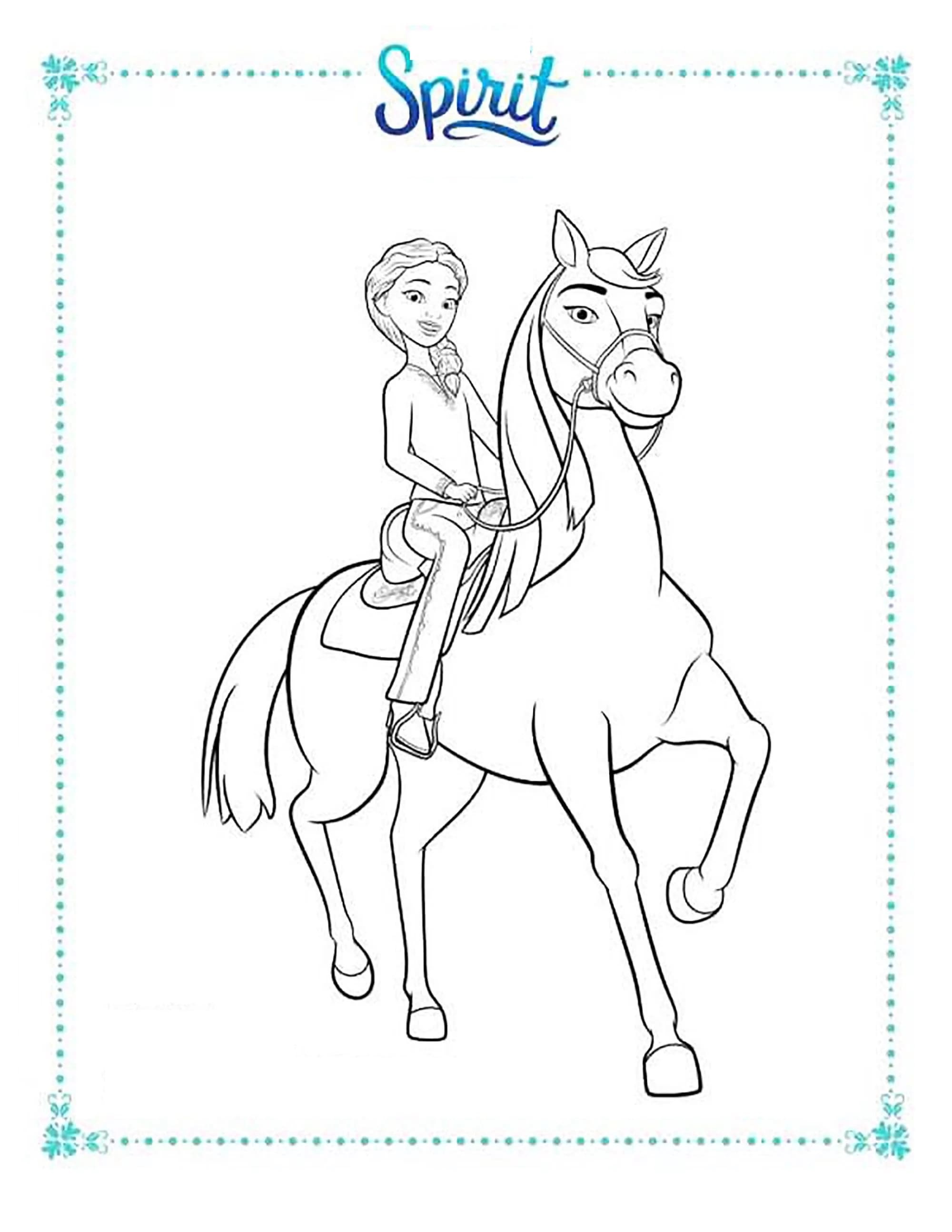 spirit coloring pages