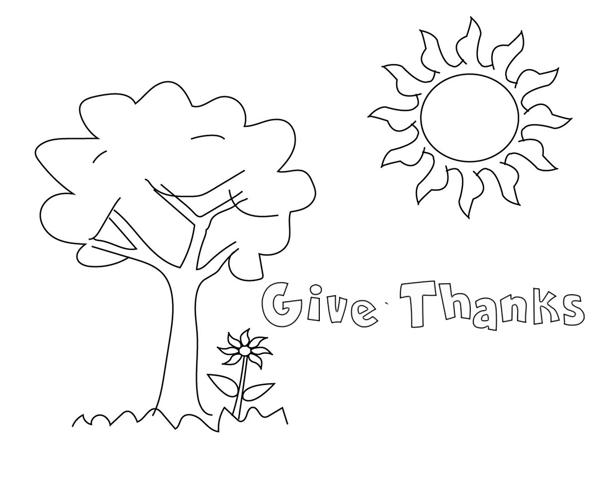 be thankful coloring pages