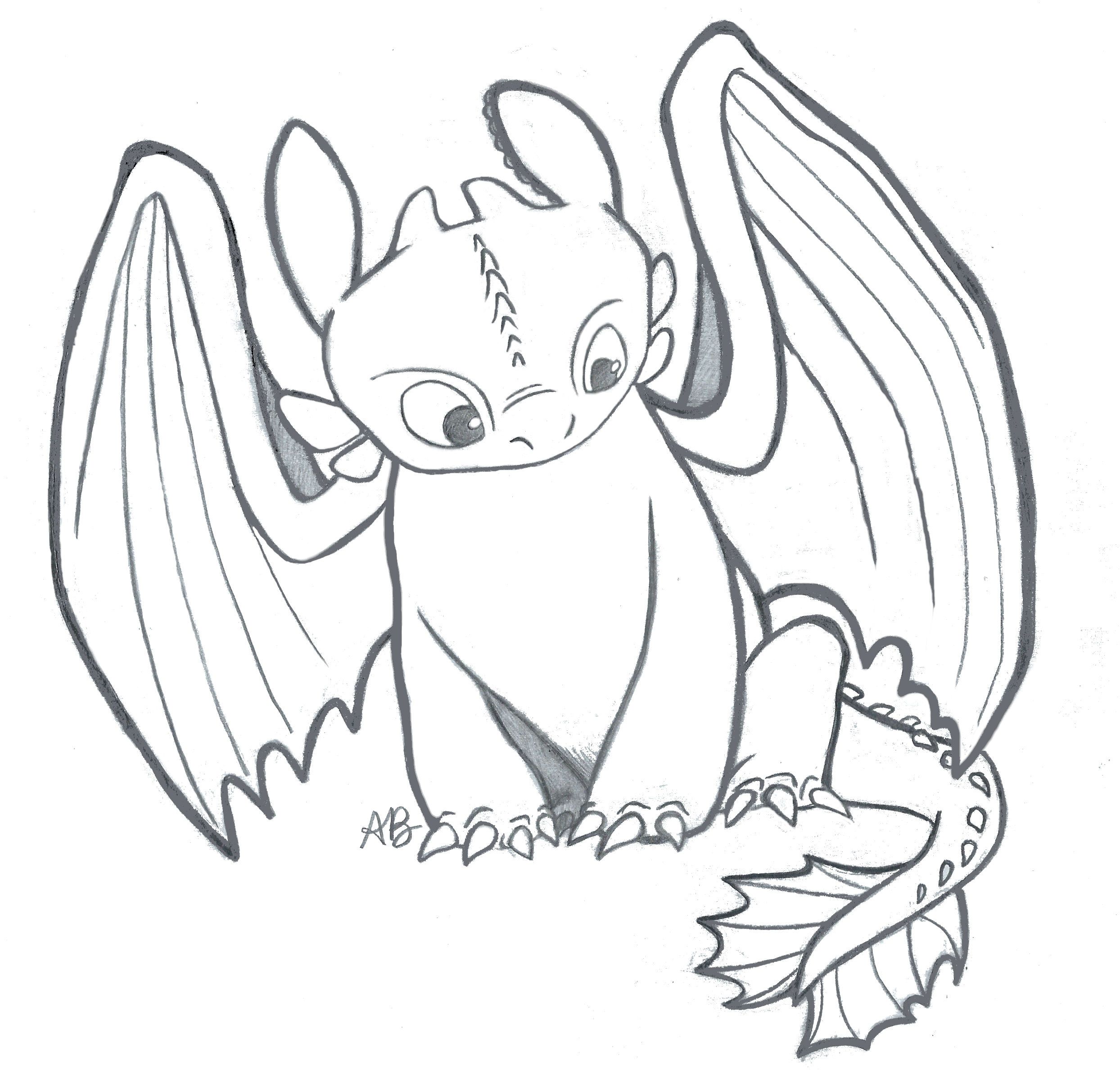 cute toothless coloring pages