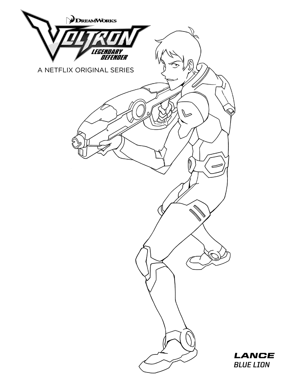 lance voltron coloring pages