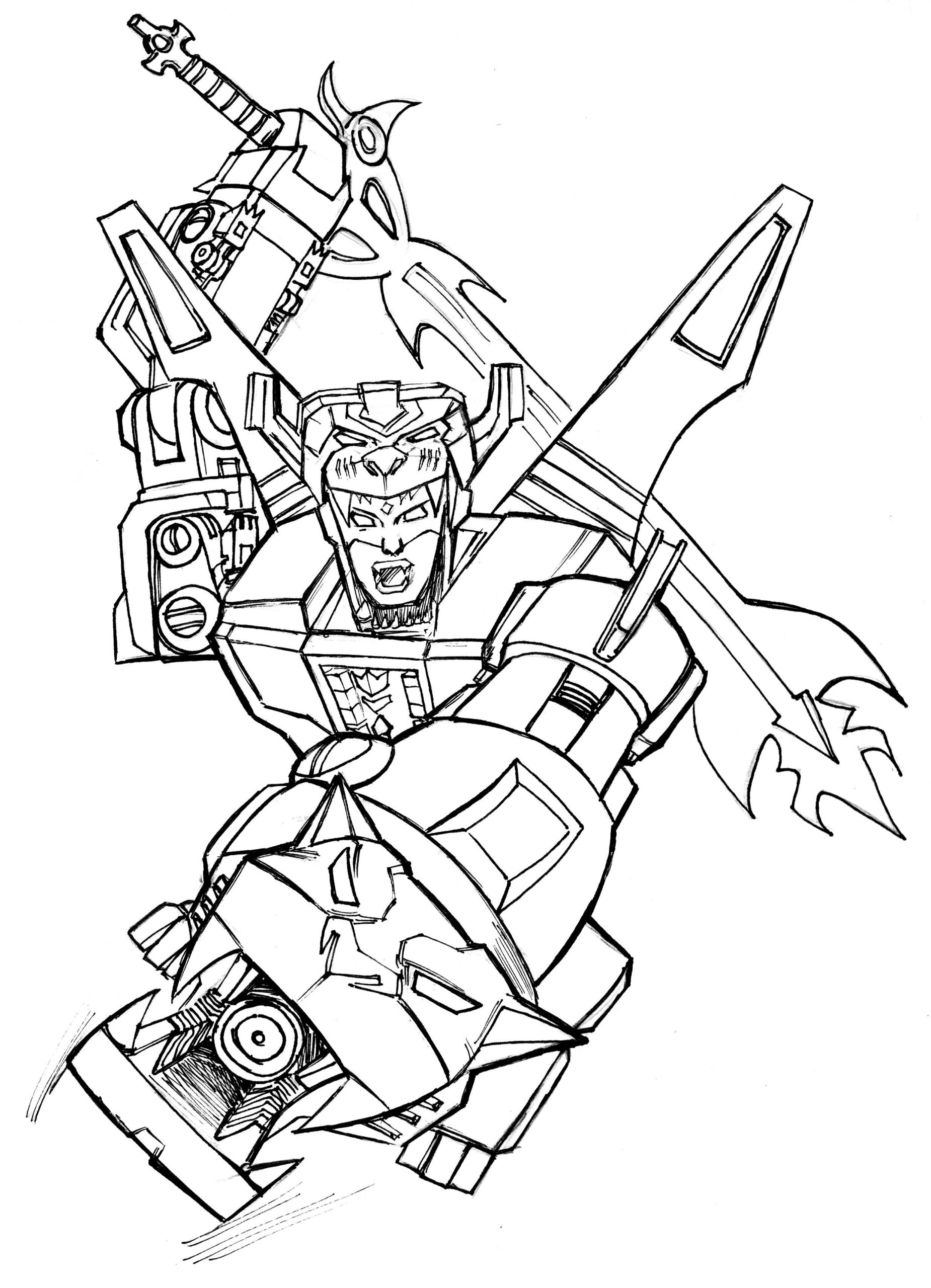 voltron legendary defender coloring pages