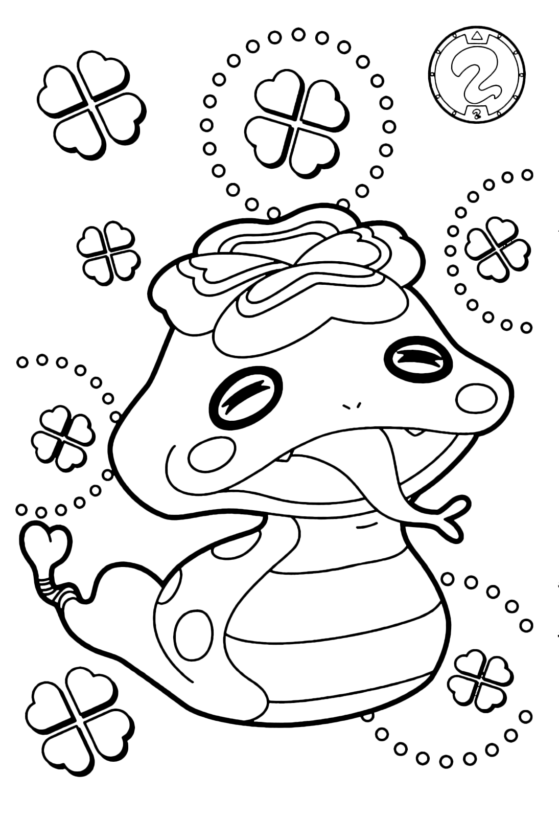 yo kai watch coloring pages to print