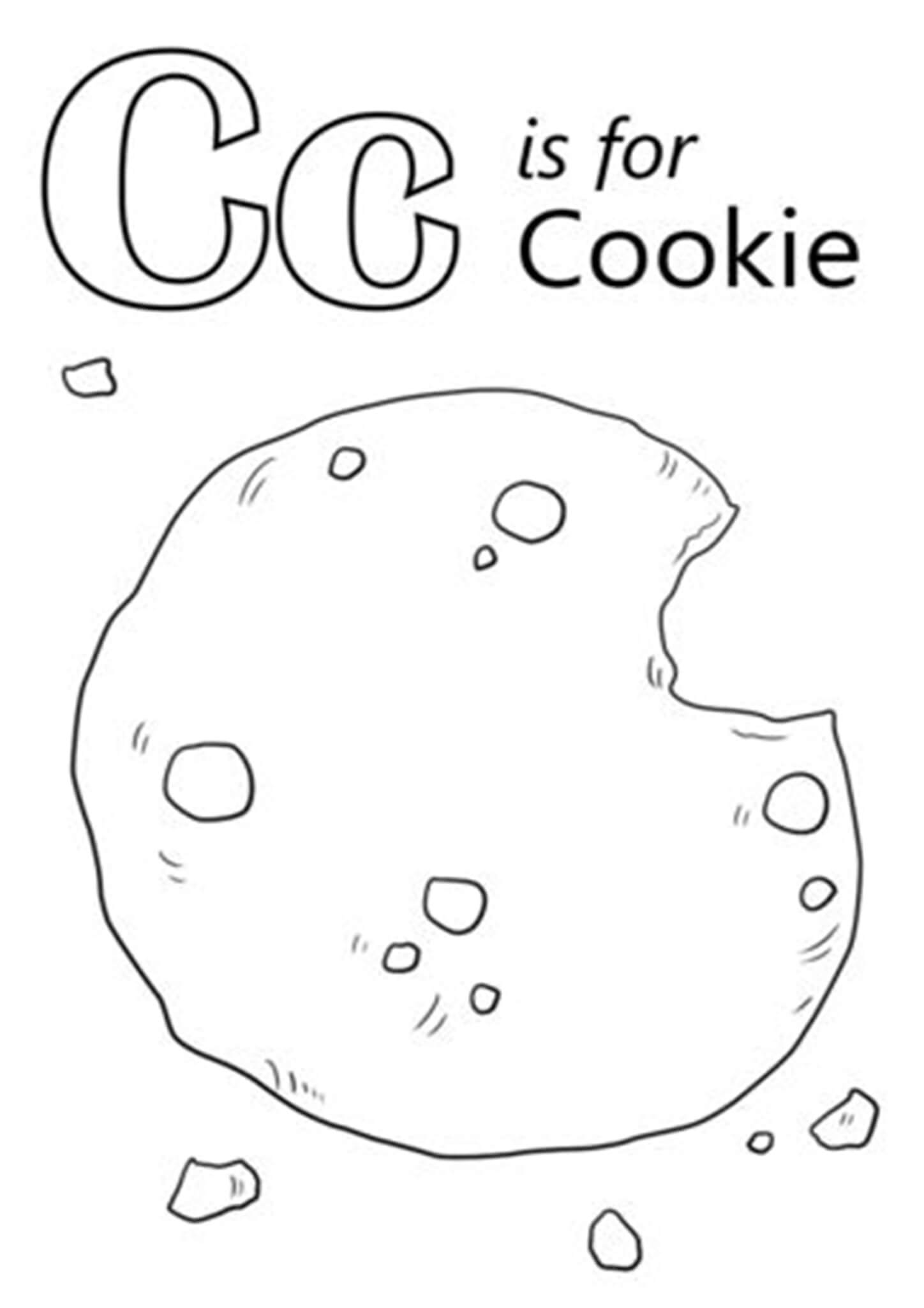 cookie swirl c coloring pages